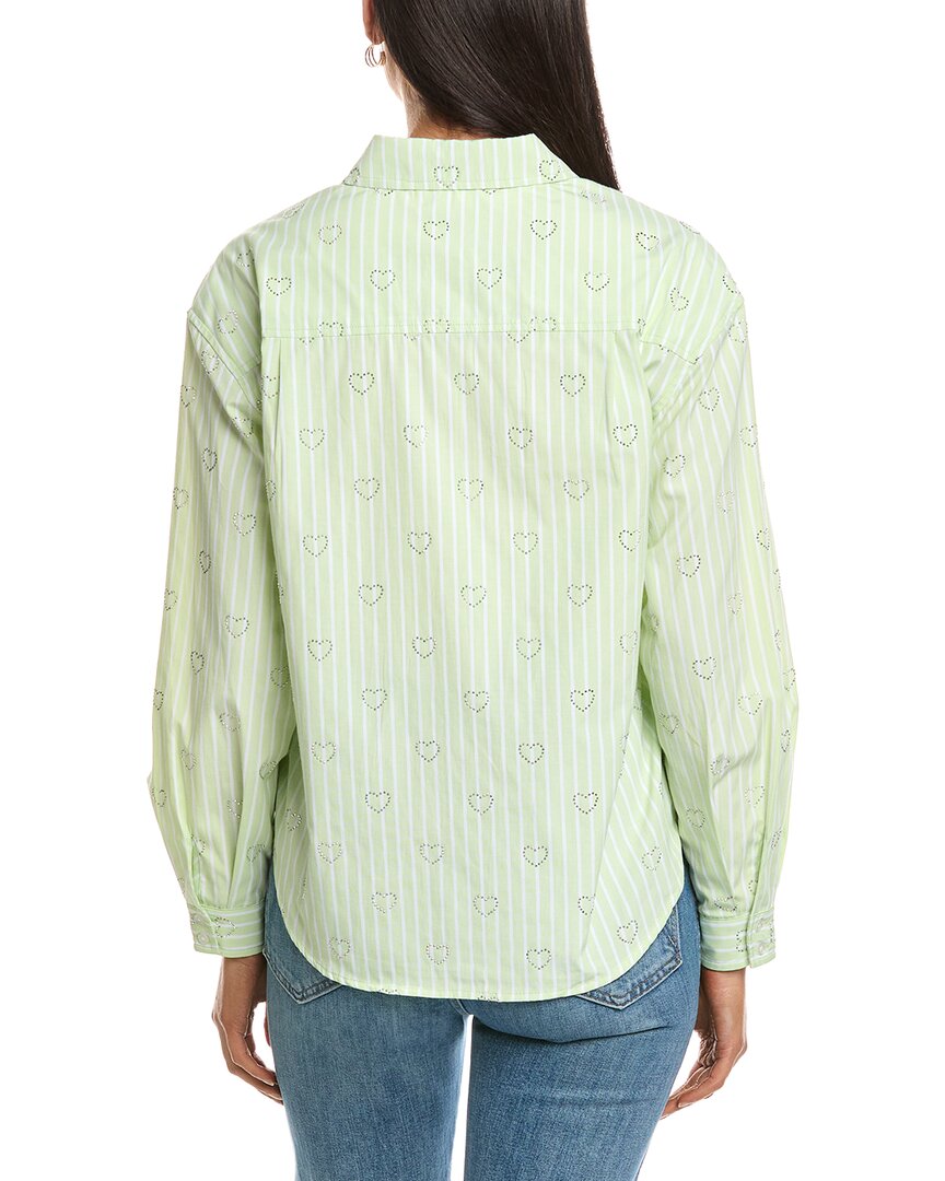 Nanette Nanette Lepore Rhinestone Hearts Shirt