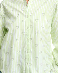 Nanette Nanette Lepore Rhinestone Hearts Shirt