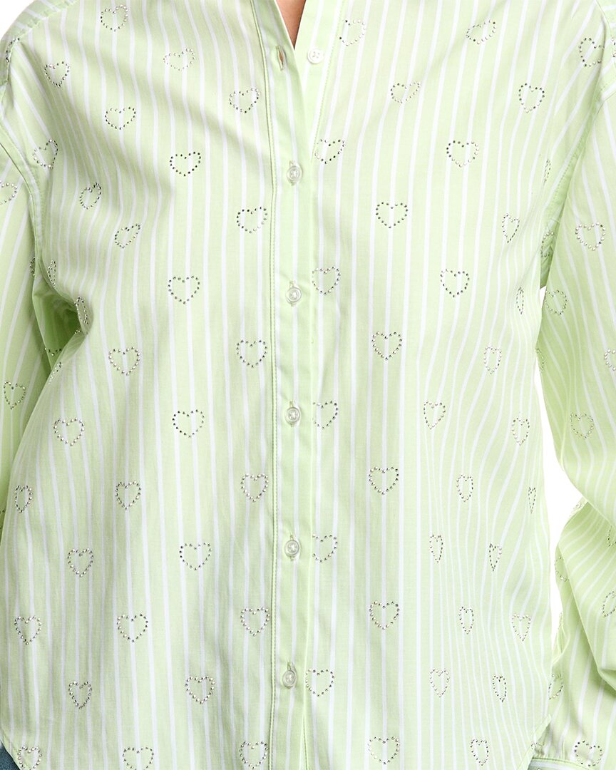 Nanette Nanette Lepore Rhinestone Hearts Shirt