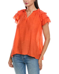 Nanette Nanette Lepore Tiered Sleeve Blouse