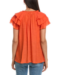 Nanette Nanette Lepore Tiered Sleeve Blouse