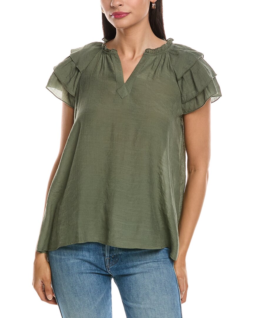 Nanette Nanette Lepore Tiered Sleeve Blouse