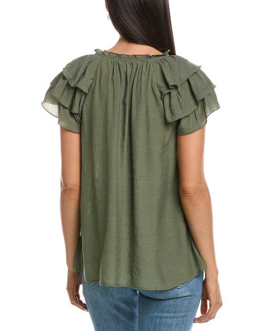 Nanette Nanette Lepore Tiered Sleeve Blouse