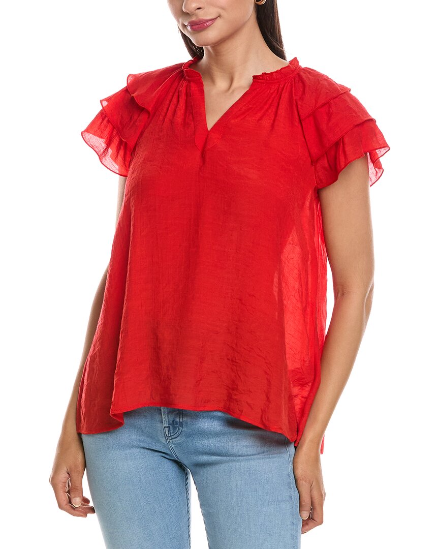 Nanette Nanette Lepore Tiered Sleeve Blouse