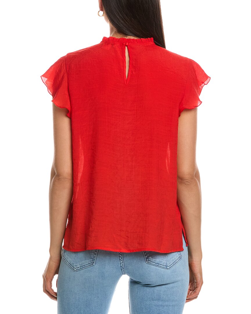 Nanette Nanette Lepore Ruffle Sleeve Blouse