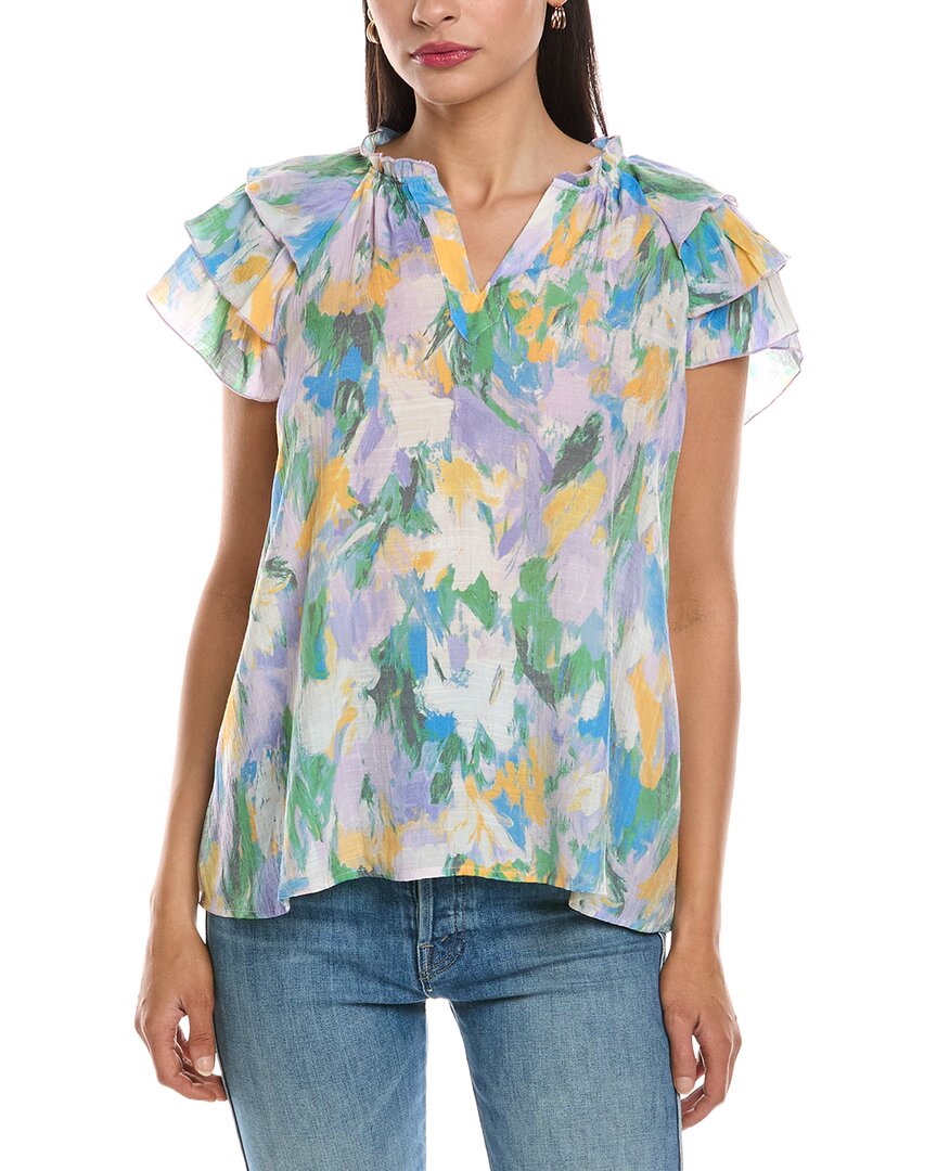 Nanette Nanette Lepore Tiered Sleeve Blouse
