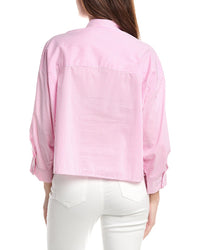Renuar Woven Button Front Blouse