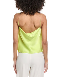 Lapointe Satin Bias Cami Shirt