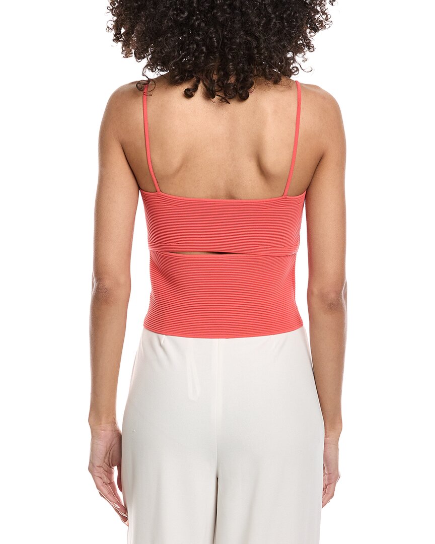 Lapointe Crepe Matte Front Slit Tank