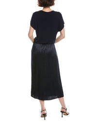 Michael Stars Siobhan Twist Front 2-In-1 Midi Dress