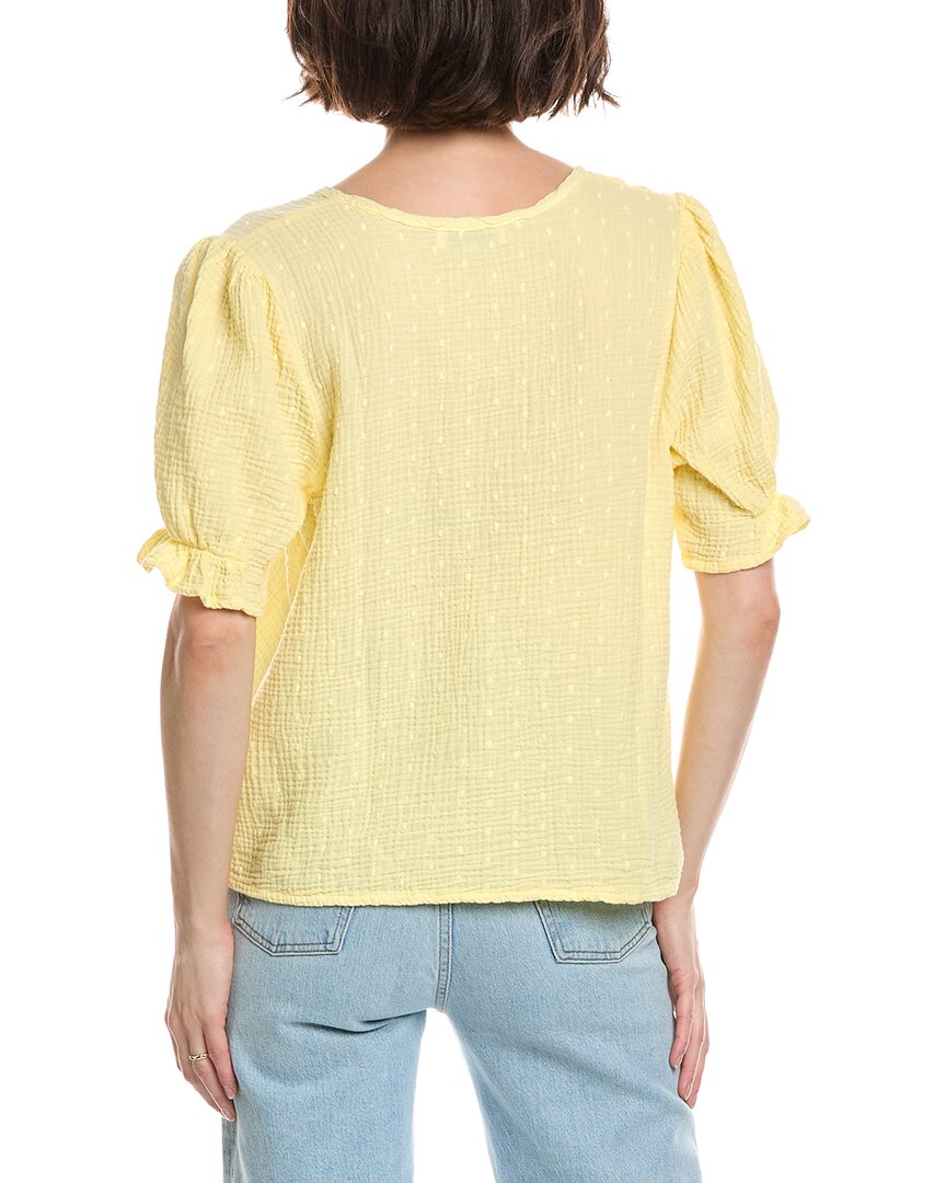 Michael Stars Genevieve Puff Sleeve Top