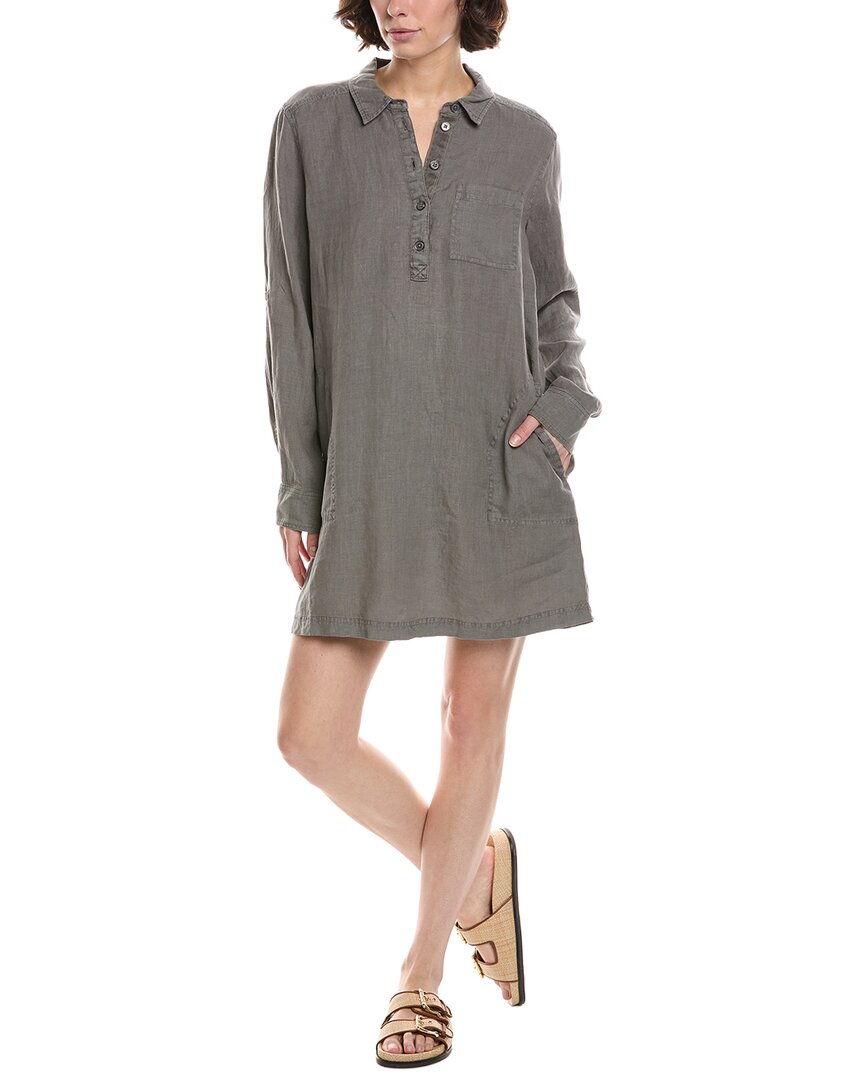 Michael Stars Eleanor Linen Utility Shirtdress