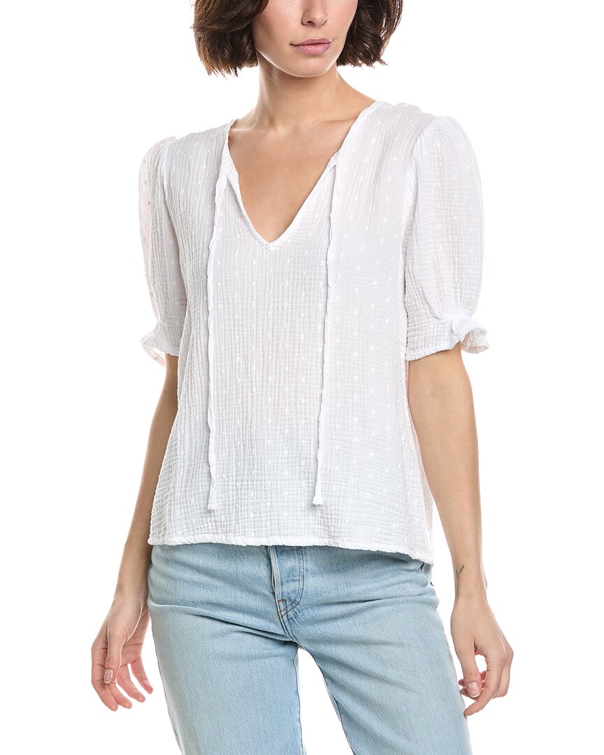 Michael Stars Genevieve Puff Sleeve Top