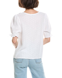 Michael Stars Genevieve Puff Sleeve Top