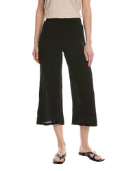 Michael Stars Petite Medina Smocked Waist Cropped