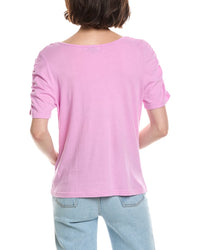 Michael Stars Josie Ruched Sleeve T-Shirt