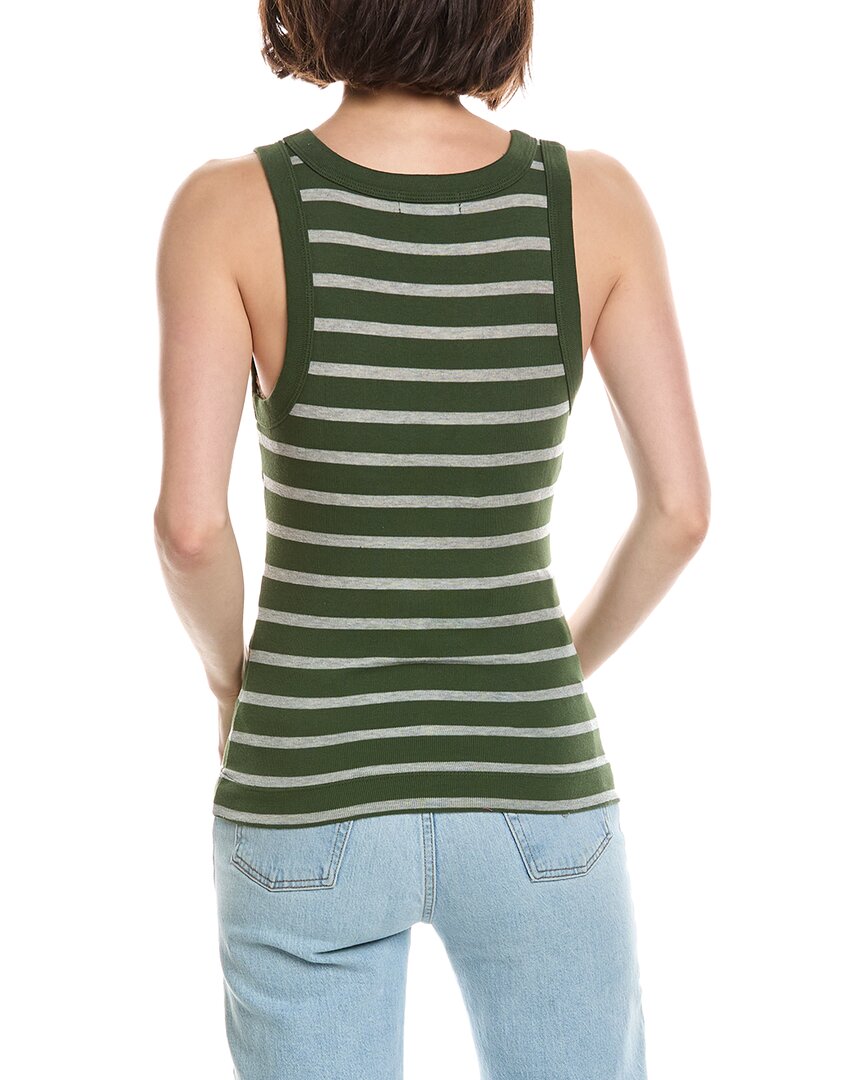 Michael Stars Maya Stripe V-Neck Tank