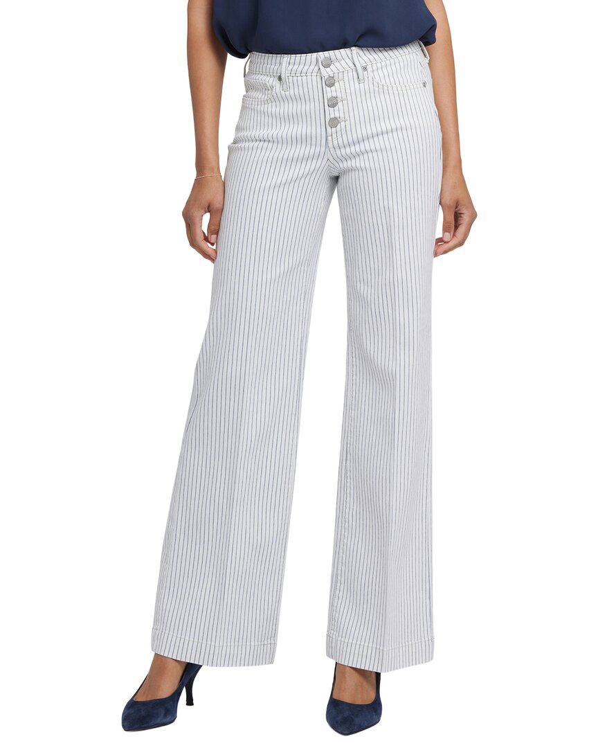 Nydj Teresa Palencia Stripe Wide Leg Jean
