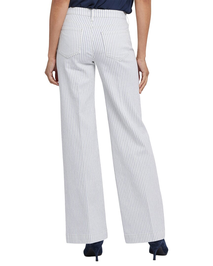 Nydj Teresa Palencia Stripe Wide Leg Jean