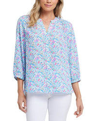 Nydj Pintuck Blouse