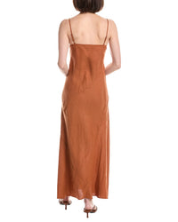 Michael Stars Cecily Patchwork Linen Midi Dress