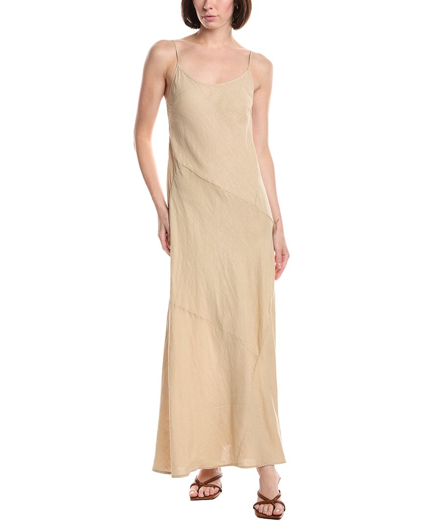 Michael Stars Cecily Patchwork Linen Midi Dress
