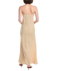 Michael Stars Cecily Patchwork Linen Midi Dress