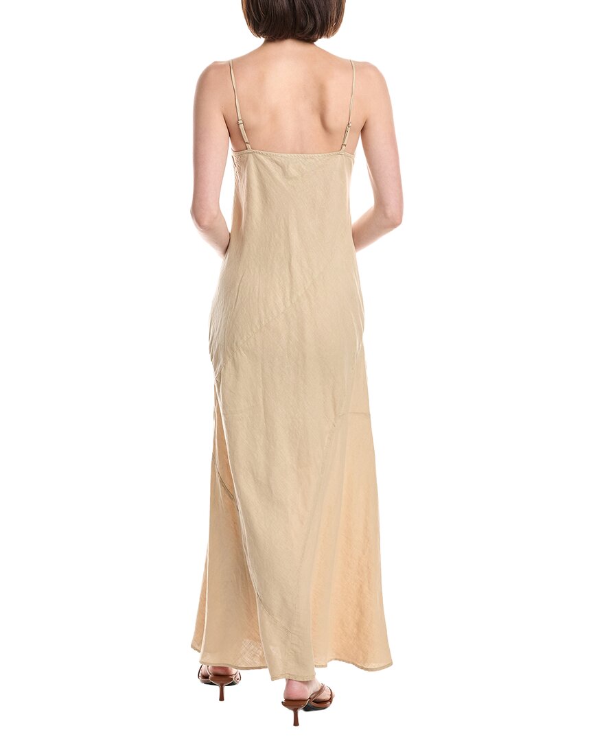 Michael Stars Cecily Patchwork Linen Midi Dress