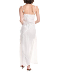 Michael Stars Cecily Patchwork Linen Midi Dress