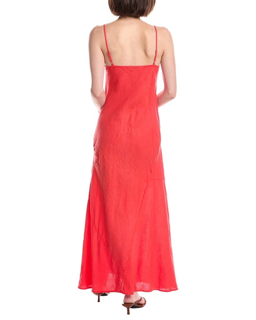 Michael Stars Cecily Patchwork Linen Midi Dress
