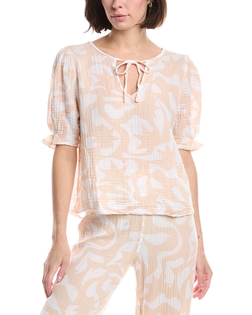 Michael Stars Genevieve Printed Top