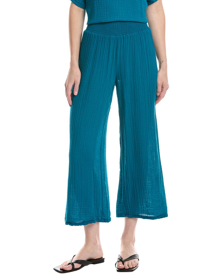Michael Stars Medina Smocked Waist Cropped Pant