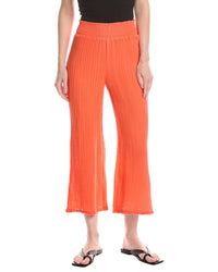 Michael Stars Medina Smocked Waist Cropped Pant