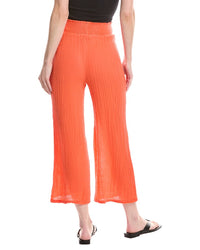 Michael Stars Medina Smocked Waist Cropped Pant
