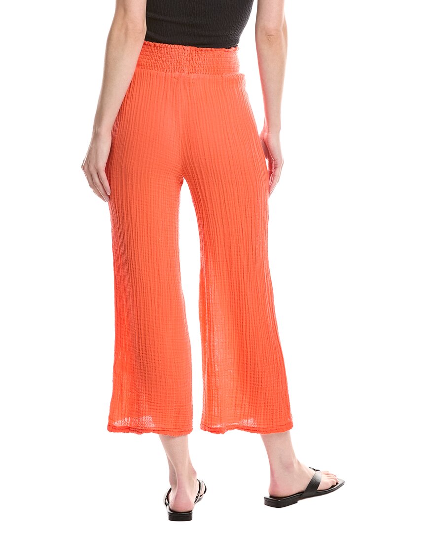 Michael Stars Medina Smocked Waist Cropped Pant