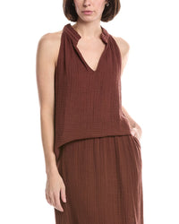 Michael Stars Viola Split Neck Tank