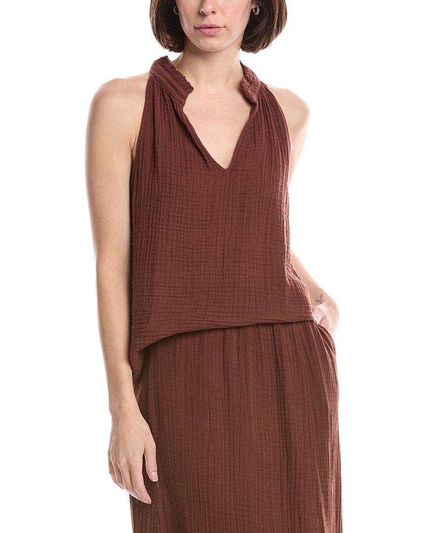Michael Stars Viola Split Neck Tank