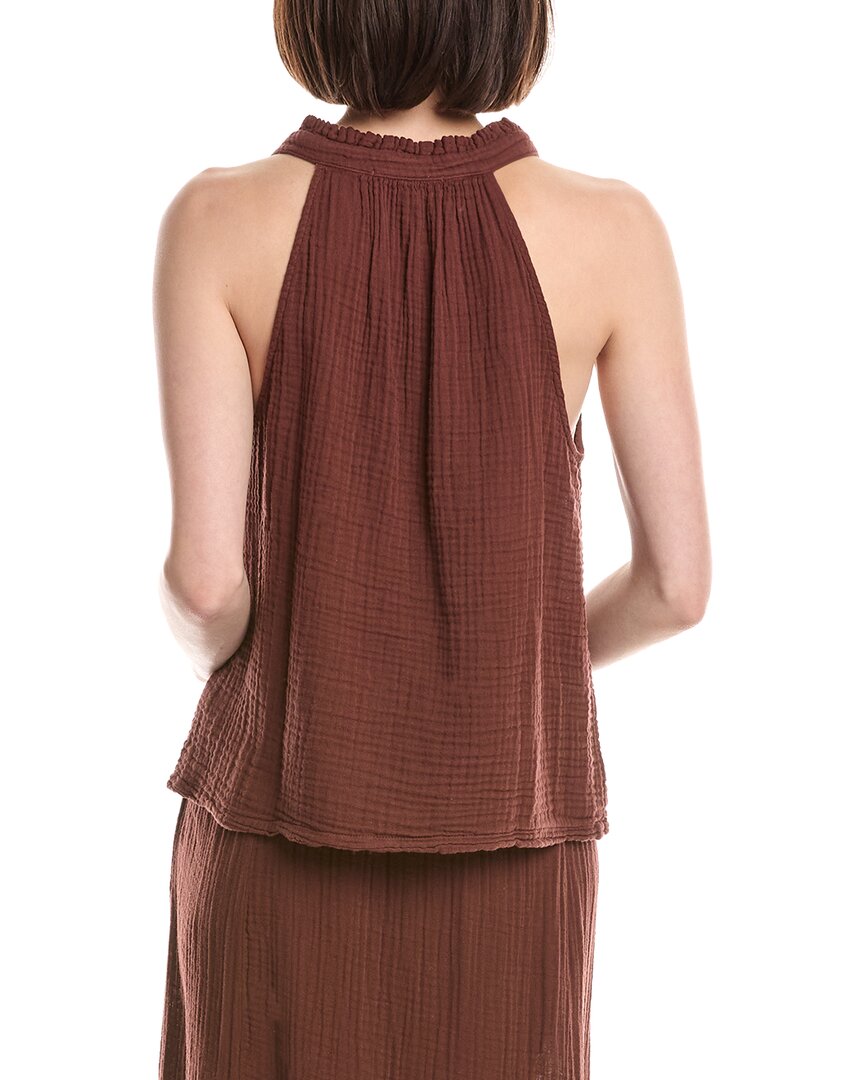 Michael Stars Viola Split Neck Tank