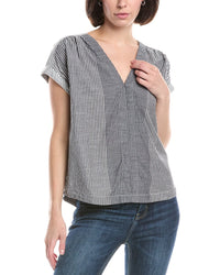 Michael Stars Claire Split Neck Top