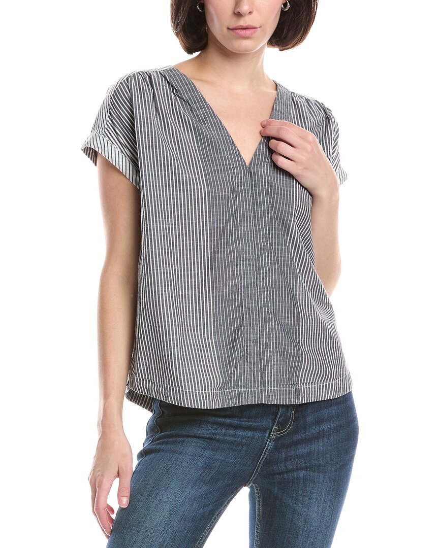 Michael Stars Claire Split Neck Top