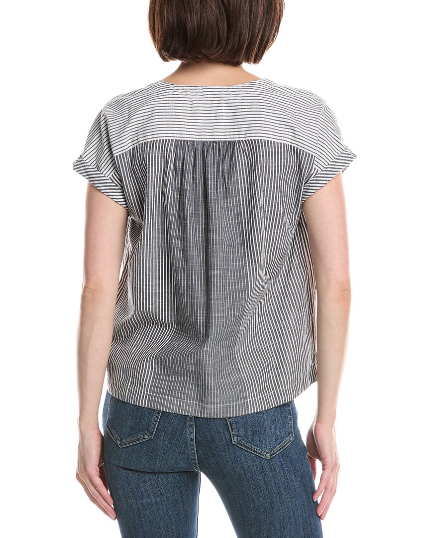 Michael Stars Claire Split Neck Top