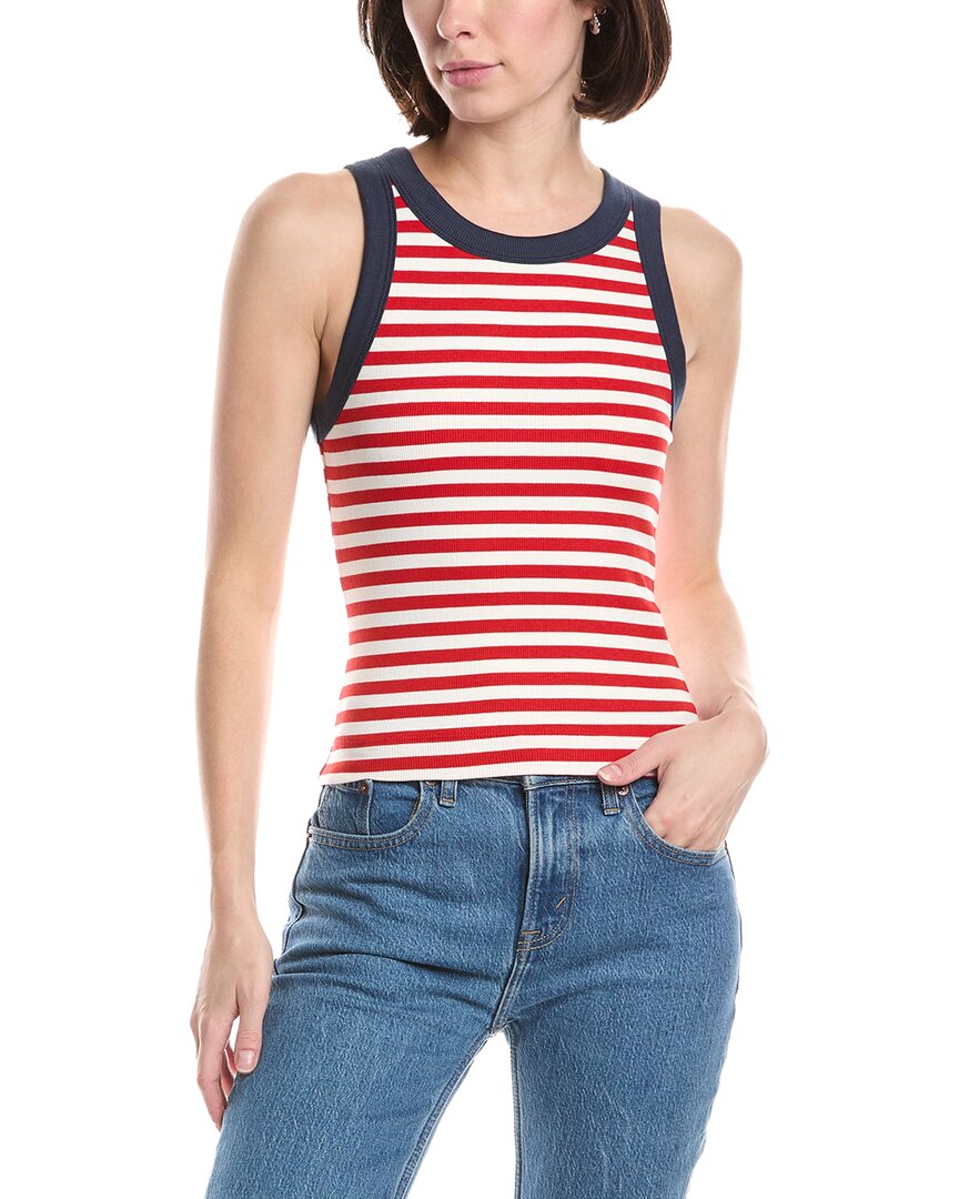 Michael Stars Gina Wide Binding Crop Tank