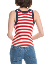 Michael Stars Gina Wide Binding Crop Tank