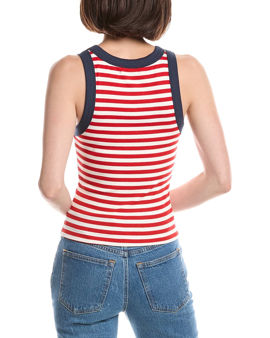 Michael Stars Gina Wide Binding Crop Tank