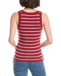 Michael Stars Maya Stripe V-Neck Tank