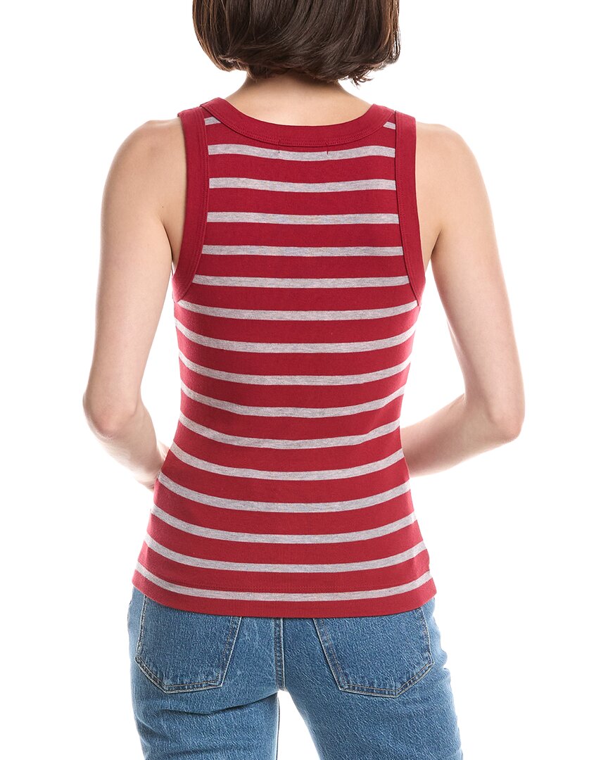 Michael Stars Maya Stripe V-Neck Tank
