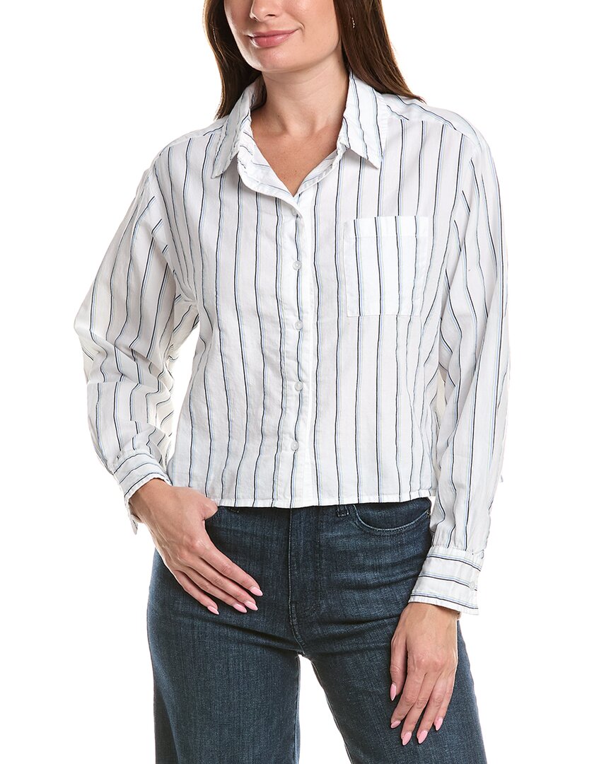 Michael Stars Michael Stars Scarlet Cropped Button Down Shirt