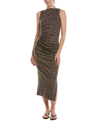 Michael Stars Michael Stars Reign Knife Neck Midi Pleated Dress
