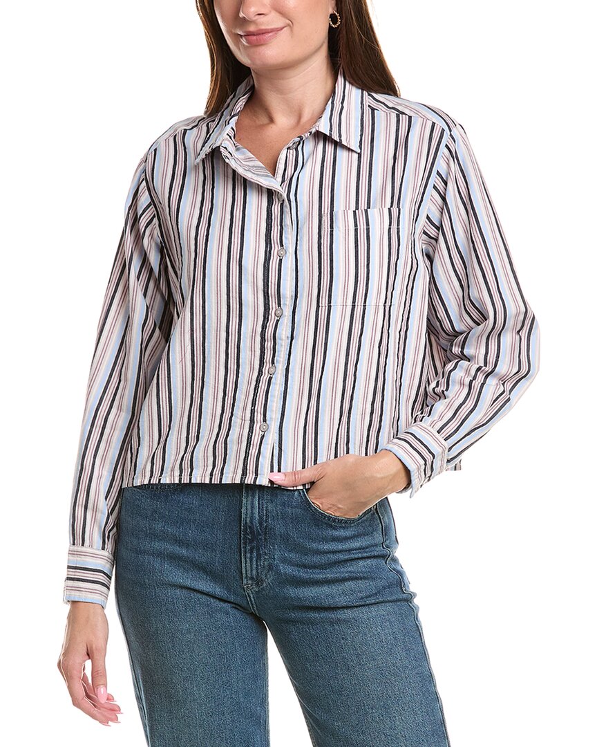 Michael Stars Michael Stars Scarlet Cropped Button Down Shirt