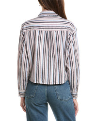 Michael Stars Michael Stars Scarlet Cropped Button Down Shirt